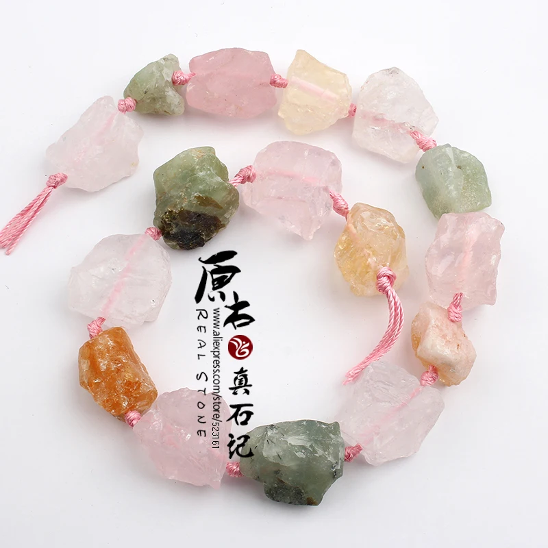 Натуральная сырой грубая прозрачная розовая метистая зеленая кристальная