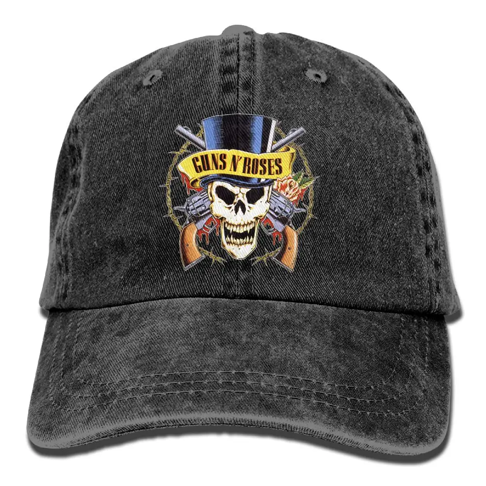 SAMCUSTOM Guns N' Roses 3D креативные джинсовые шляпы с эффектом потертости для мужчин и