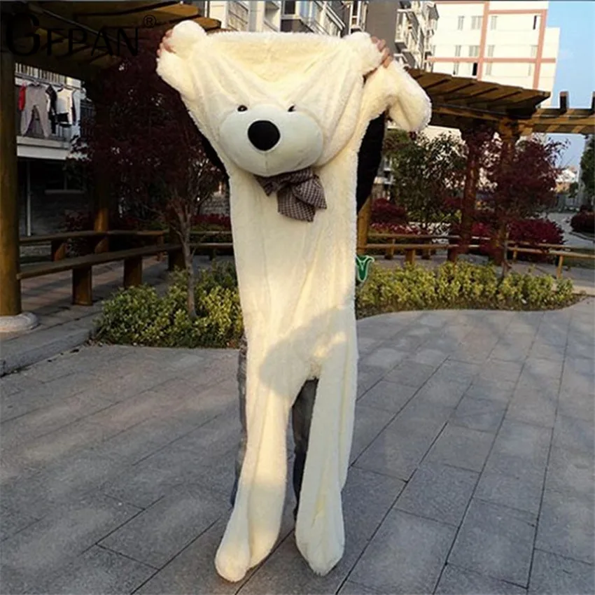 NEW 80/200cm Giant Size Classic Teddy Bear Plush Skin High Quality Low Price Bear Coat Birthday Gift Valentine Gift For Girls images - 6