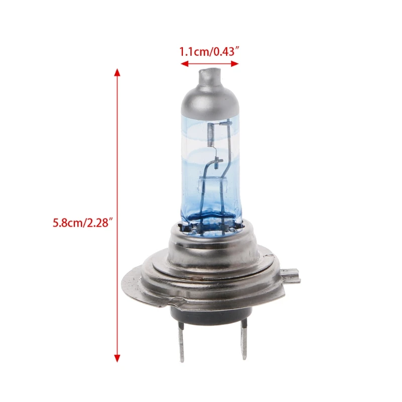 Новый DC 12V H7 100W Автомобильный белый противотуманный свет дальнего или ближнего