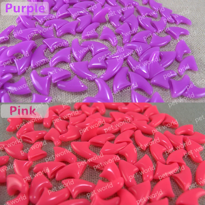 20 шт./лот колпачки для кошачьих когтей мягкие лапки кошек 4 размера с бесплатным