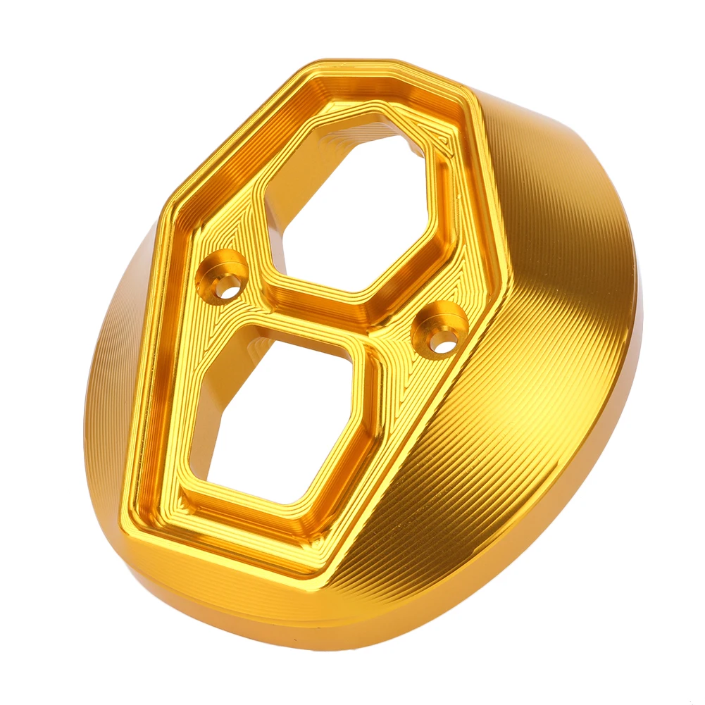 Gold CNC алюминиевый мотоцикл выхлопной трубы силовой наконечник конец Декор Защитная крышка для KYMCO AK550 17 18 - Цвет: Gold