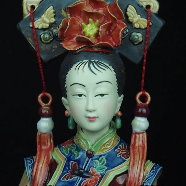 Китайская Дворцовая керамика фарфор WUCAI художественное украшение для женщин и