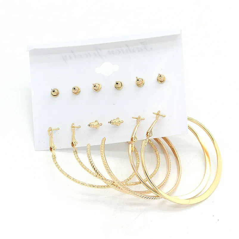 Женские акриловые серьги пусеты ADOLPH 2017|stud earrings set|earrings setball stud |