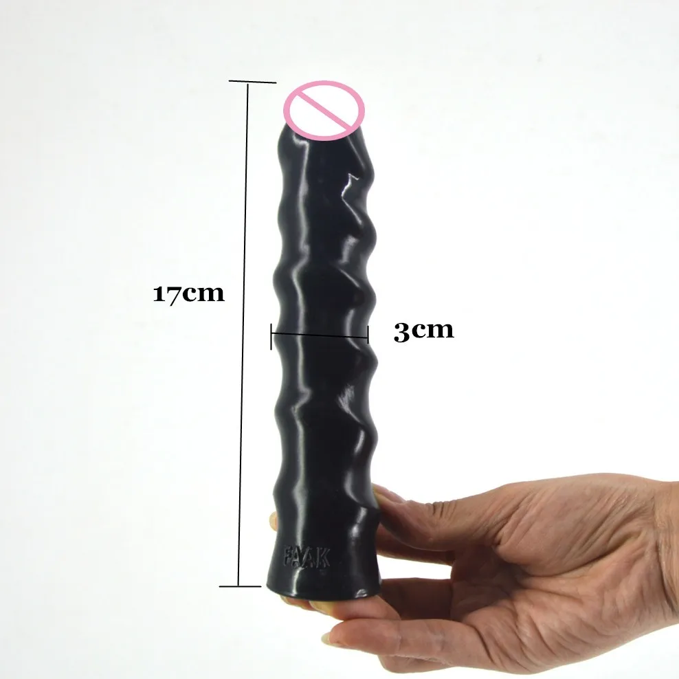 Фаллоимитатор FAAK большой фаллоимитатор в рубчик пробка для экстремальной киски