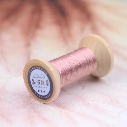 5 20 м Cinnabar Красная Вышивка Сучжоу DIY общий цвет с черными полосками филиал ручная вышивка Spiraea линия вышивки - Цвет: 5