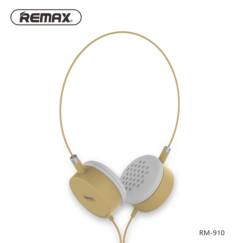 Проводные наушники REMAX портативная гарнитура HIFI 4F стильные из АБС-пластика с HD