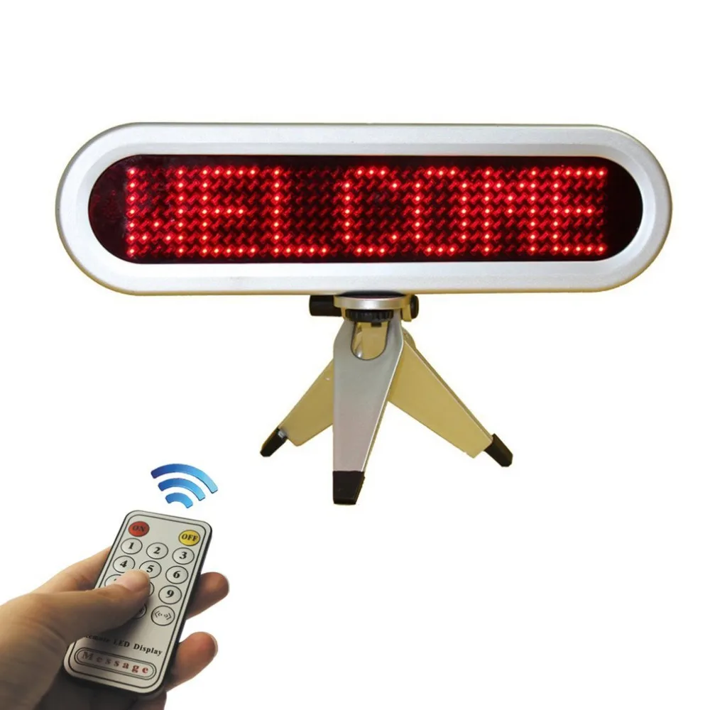 7x41 Pixels Led Scrolling Display Board Moving Red Message,Choose Message By Remote Controller