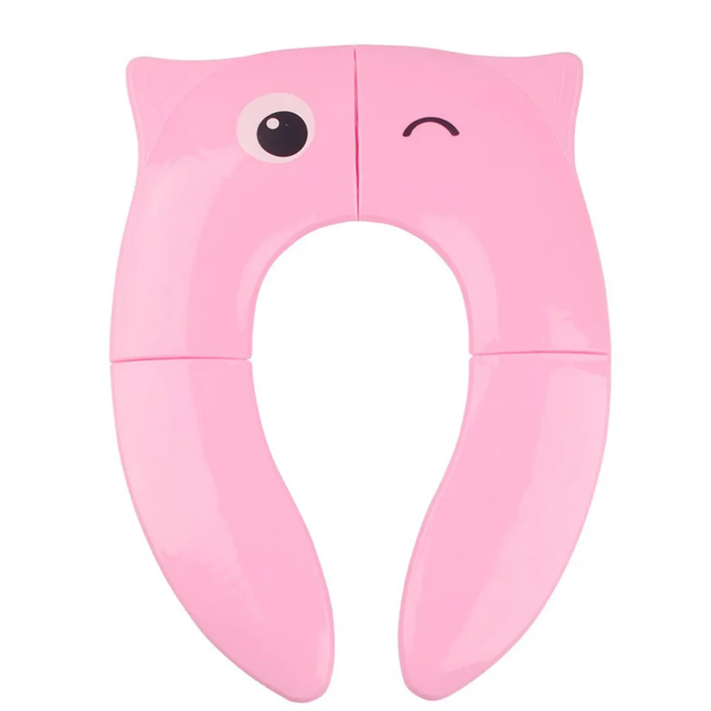 Toilet cover folding mat travel reusable toilet potty training seat toddler L0410 | Дом и сад