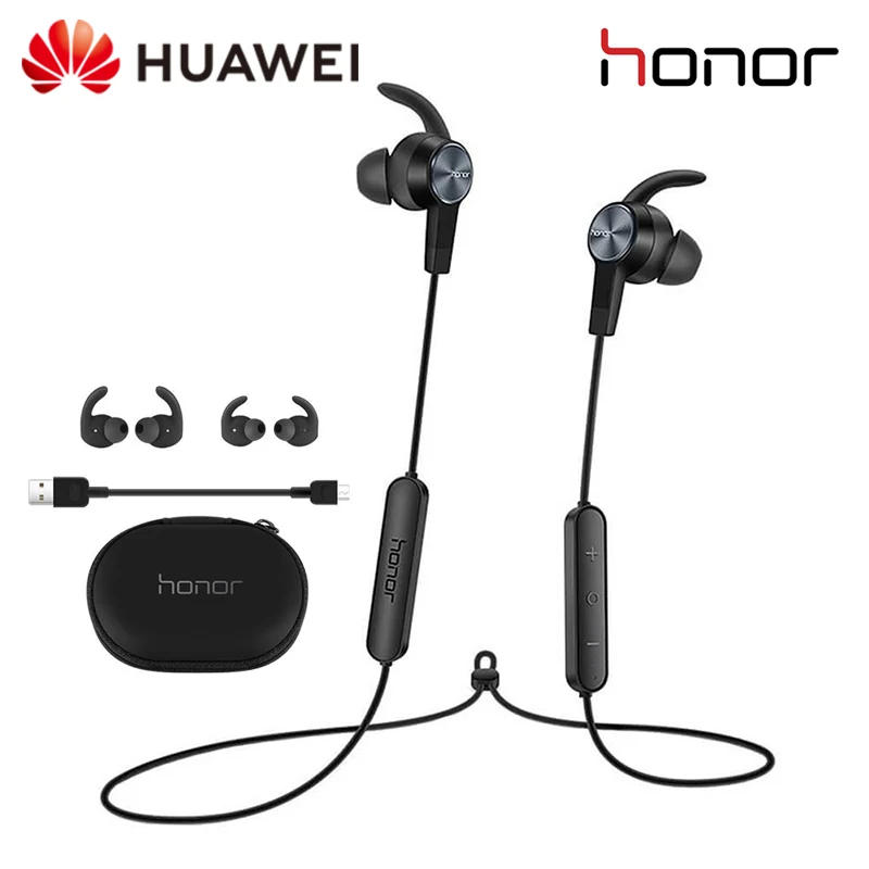 Huawei Honor xSport AM61 беспроводные Bluetooth наушники Магнитная Спортивная гарнитура Водонепроницаемая с микрофоном сумка для хранения для Apple Xiaomi