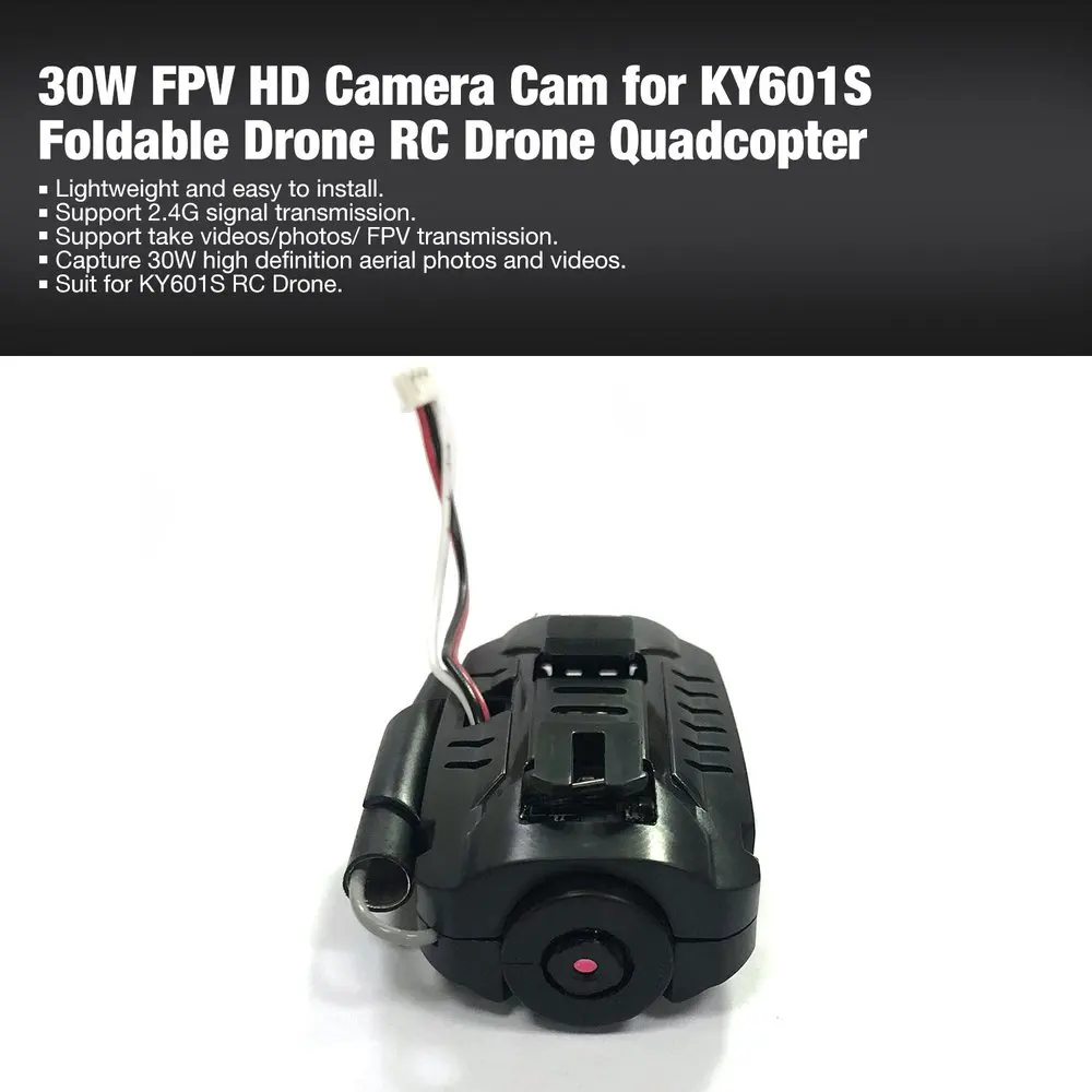 1080 P/0,3 MP wifi камера для селфи FPV HD камера Cam для KY601S складной Дрон RC Квадрокоптер беспилотный, воздушный фотосъемка радиоуправляемая игрушка деталь
