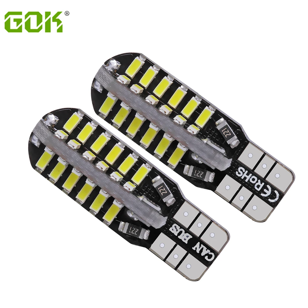 Супер яркий! 10 X T10 led canbus W5W 48led 3014 SMD Canbus NO ERROR 48SMD автомобильные лампы для парковки