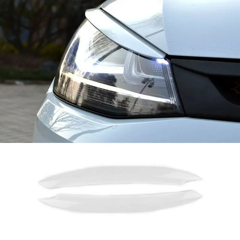 MK7 1 пара Передние фары для бровей веко крышки Стикеры украшения автомобилей