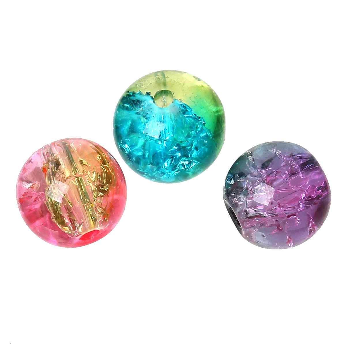 DoreenBeads 500 Смешанные хрустальные Круглые бусины 8 мм диаметр. (B05641) иу|jewelry weaving|jewelry