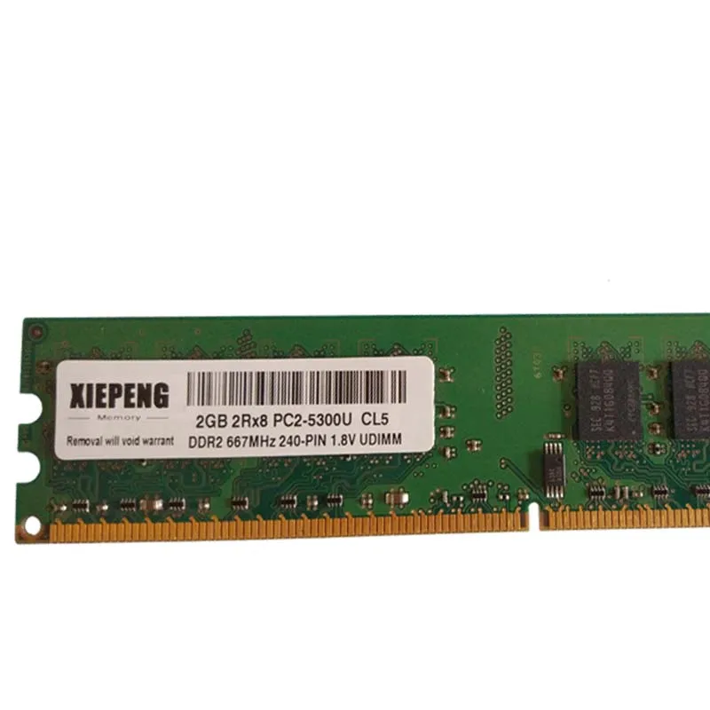 Память 2 Гб DDR2 800 МГц 4 2Rx8 4G PC2 5300 без ECC ОЗУ для DELL Vostro 400 410 200 XPS 600 630I 720 настольные