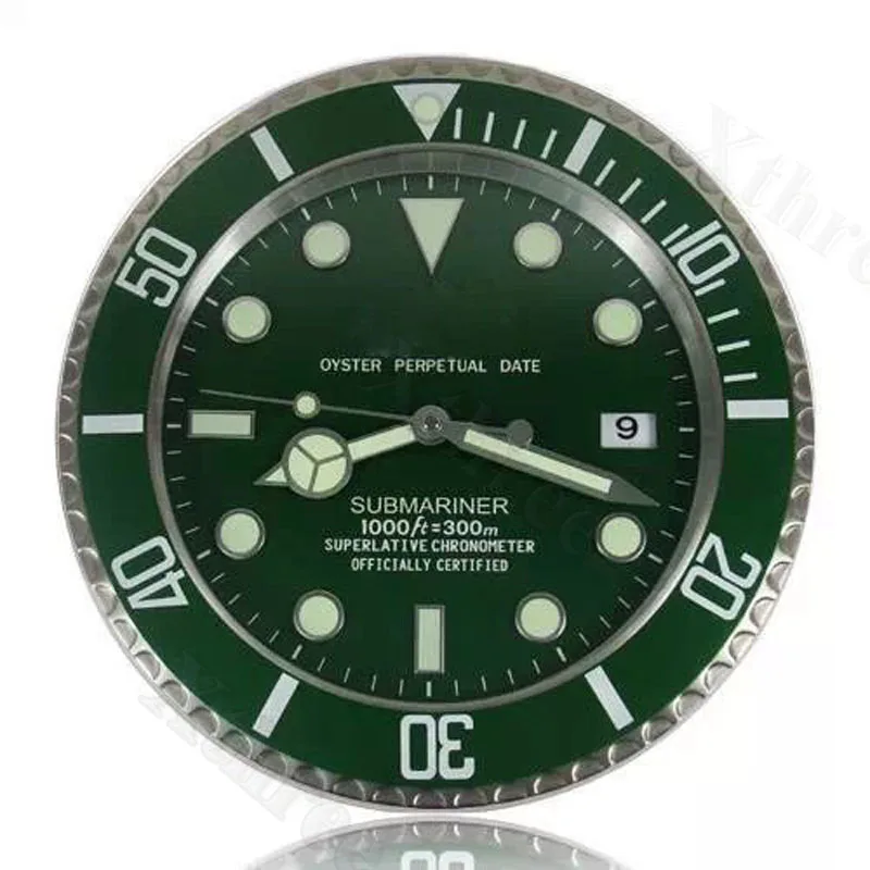 S& F роскошный дизайн большие металлические настенные часы Horloge декор с соответствующие логотипы