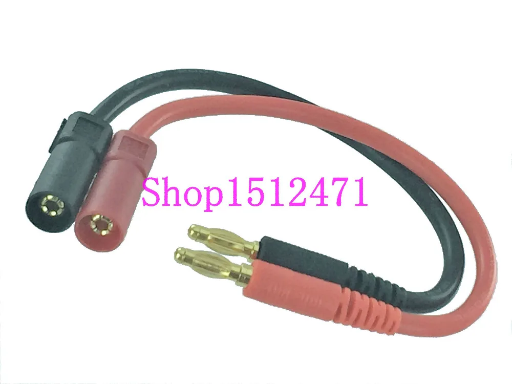 

XT150 Bullet Male to 4mm Banana Plug Charger Cable 12AWG 20CM Wire for Battery