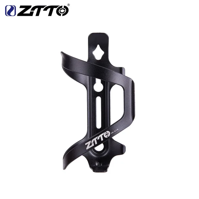 black Ztto MTB из сверхлегкого алюминиевого сплава велосипедные бутылки для воды клетка для горной дороги велосипедный держатель для бутылки запчасти для велосипеда - Цвет: black