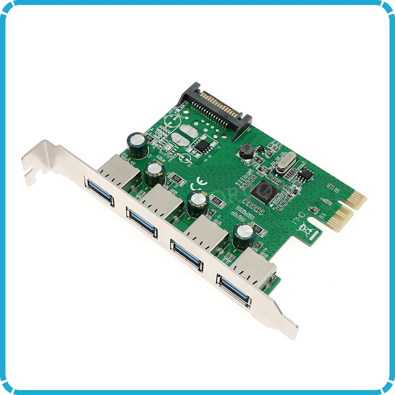 5 Гбит/с Superspeed 4 порта USB 3 0 адаптер расширения PCI E Express контроллер для PCIe X1 X4 X8 X16