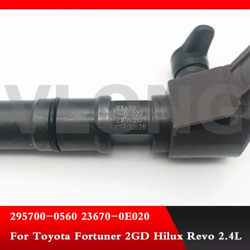 Genine и новый дизельный инжектор Common Rail 295700 0560 23670 0E020 0E040 для Toyota Fortuner 2GD Hilux Revo