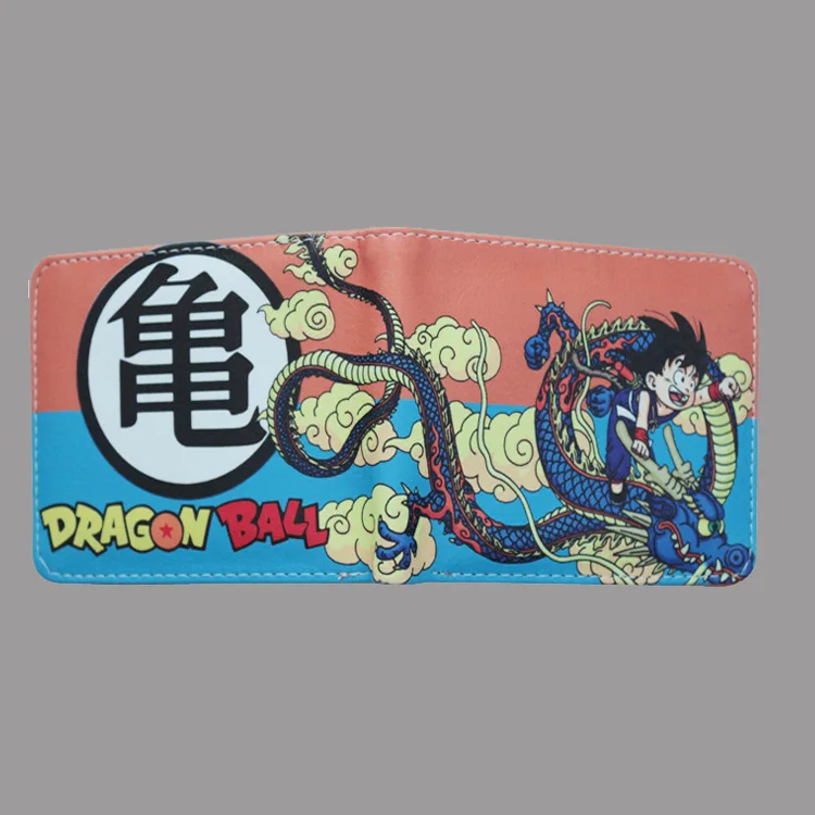 Новое прибытие высокого качества с рисунком аниме кошельки Dragonball кошелек короткие ПУ складной кошельки Кредитная карта кошельки - Цвет: As the picture