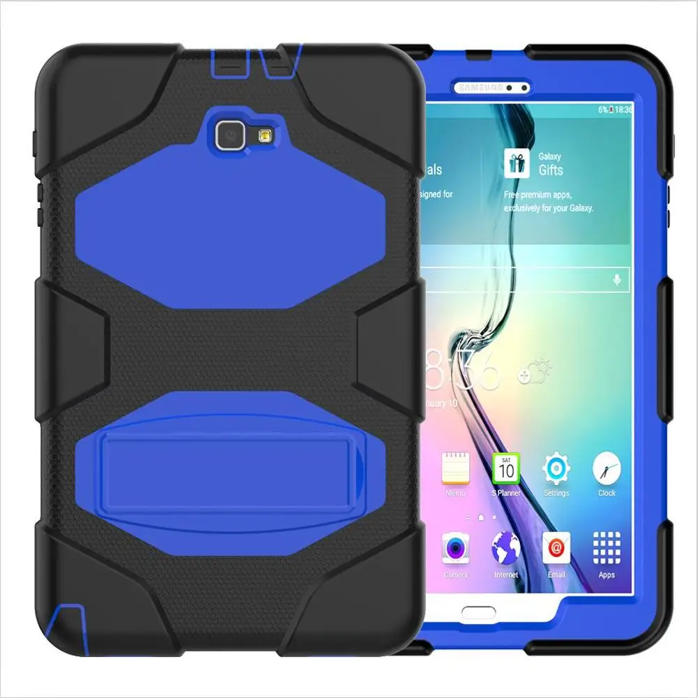 as picture Tab A 10,1 SM-T580 чехол дети сверхпрочный силиконовый PC задняя крышка для samsung Galaxy Tab A6 A 6 10,1 T585 T580 T580N планшет - Цвет: as picture