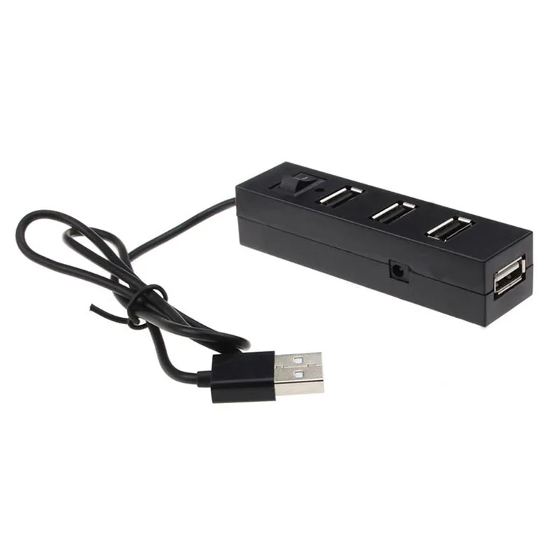 Внешний USB концентратор расширение USB2.0 вкл/выкл переключатель сплиттер 4 порта