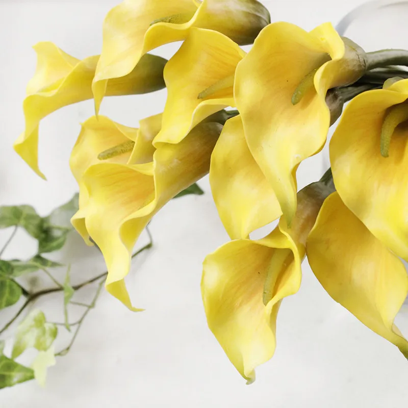 Удочка alocasia высокого класса Искусственные цветы Толстая искусственная Калла