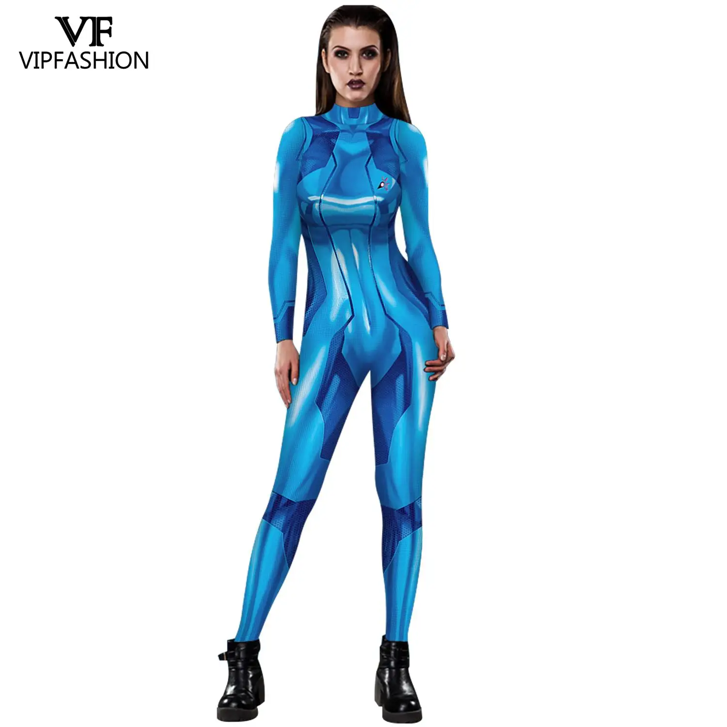 VIP модные Metroid Самус Аран игровой костюм героя косплэй женский Fate Zero боди Мощность