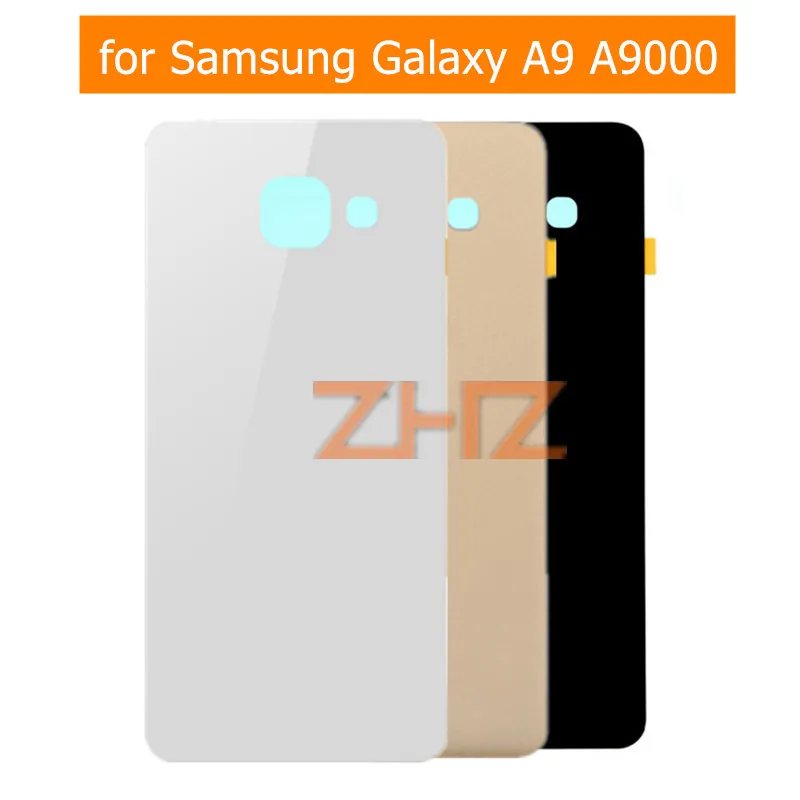 Для Samsung Galaxy A9 A9000 Задняя крышка батареи Стекло задняя дверь корпус для Запасные