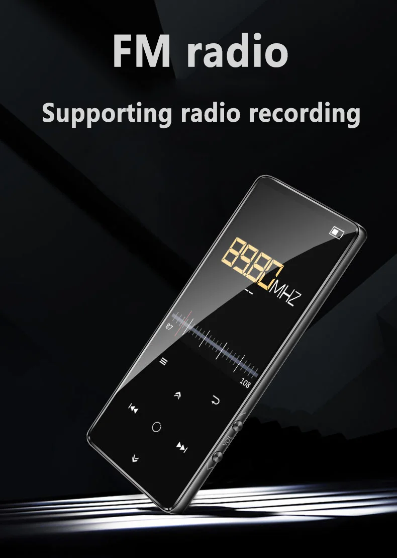 BENJIE K11 IPX4 водонепроницаемый HIFI Mp3 музыкальный плеер 8 Гб без потерь Мини Портативный Аудио плееры FM радио Электронная книга диктофон