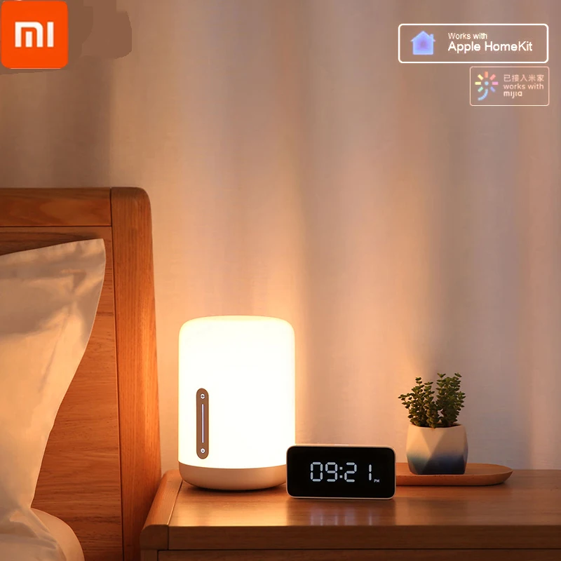 Xiaomi Mijia прикроватная лампа 2 смарт настольная светодиодная Ночная Bluetooth WiFi