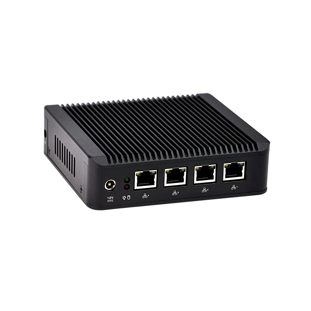 Бесплатная доставка Qotom Mini PC 4 Lan Pfsense box Q190G4U J1900 четырехъядерный брандмауэр