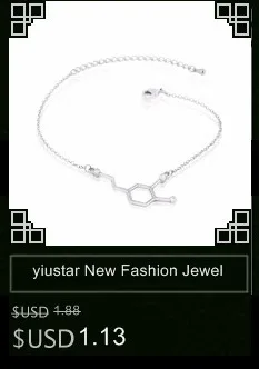 Yiustar Новая мода серотонина молекула Ear climbers для Для женщин серотонина молекула Структура Ear Crawler подарок для Обувь для девочек ED153