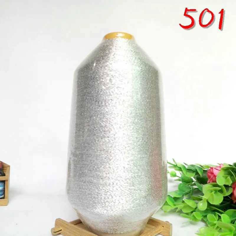 500 г Золотая шелковая нить для вышивки, Летний стиль, нить для шитья, пряжа для вязания, шерстяная пряжа для вязания крючком, машинная вязка, пряжа ZL50