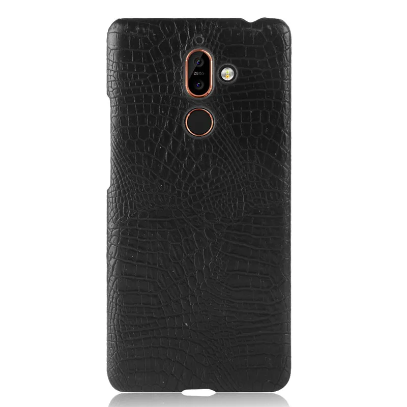 Чехол для Nokia 7 Plus чехол 6 0 жесткая задняя крышка из искусственной кожи телефона