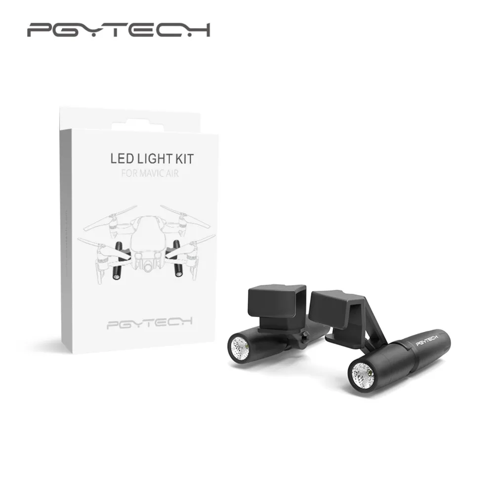 PGYTECH Mavic Air портативный ночной полет светодиодный свет комплект освещения для DJI