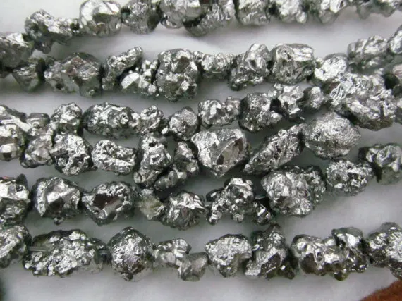 

2strands 6-20mm Pyrite Stone Electroplated Quartz Titanium Quartz, Quartz Crystal Rainbow Quartz, Crystal Nuggets,Freeform Beads