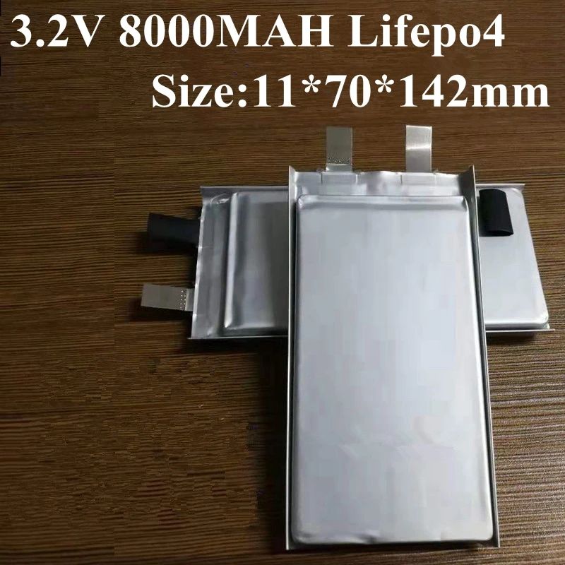 

Аккумулятор Lifepo4, 3,2 В, 8 Ач, 3,2 В, 8000 мА · ч, 3,2 в, 20 А, для игрушечного автомобиля, электроинструмента Bici 24 В, 8 Ач, 8 шт.