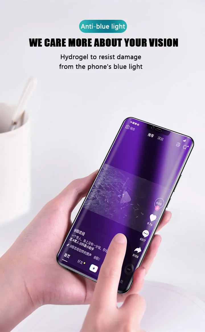 Мягкая Гидрогелевая Защитная пленка для экрана huawei P20 P30 Lite профессиональная защитная пленка для huawei Mate10 20 Lite Pro пленка не стекло