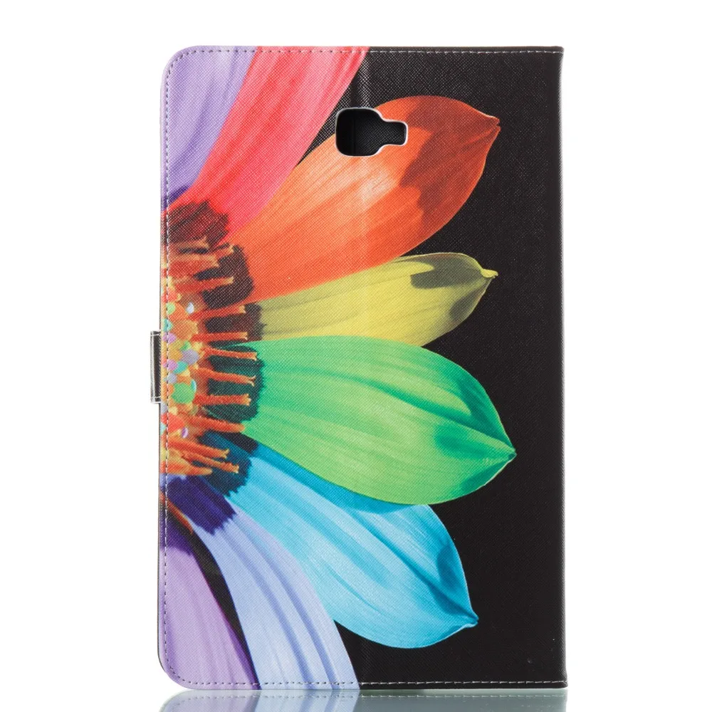 Цветной чехол для планшета Samsung Galaxy Tab A A6 10 1 дюйма 2016 T585 T580 T580N умный из