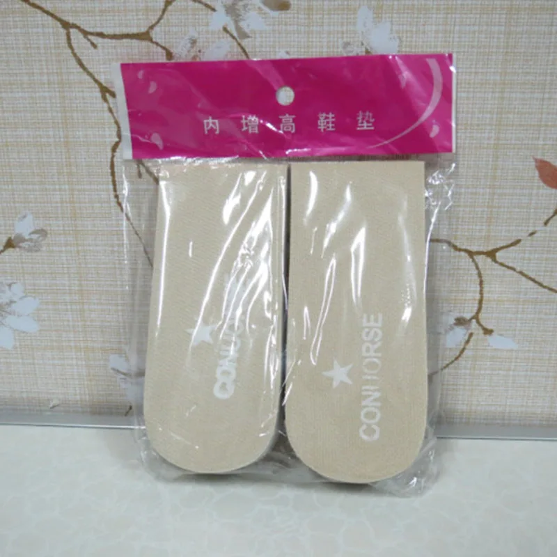 Hot Women Shoe Lift Height Heel Insoles Pad Taller Cushion Color Random |