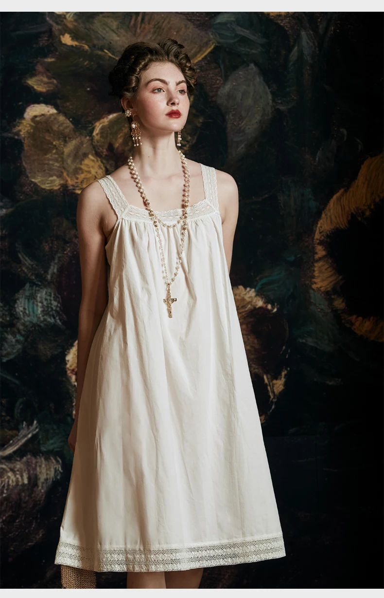 Элегантные длинные рубашки хлопковая ночная рубашка Свадебный халат одежда для