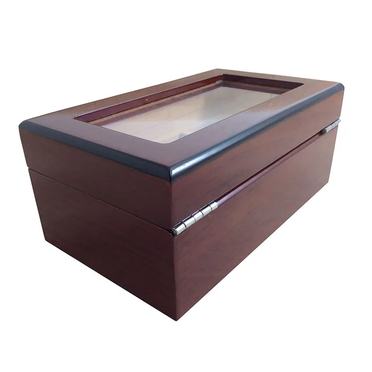 Деревянная витрина для часов с 3 ячейками органайзер хранения ювелирных изделий