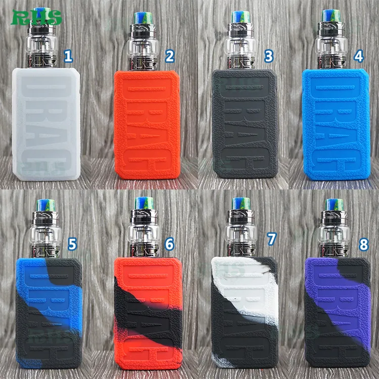 Силиконовый чехол для Voopoo drag 2 2019 Вт 13 цветов|Бутылки и банки хранения| |