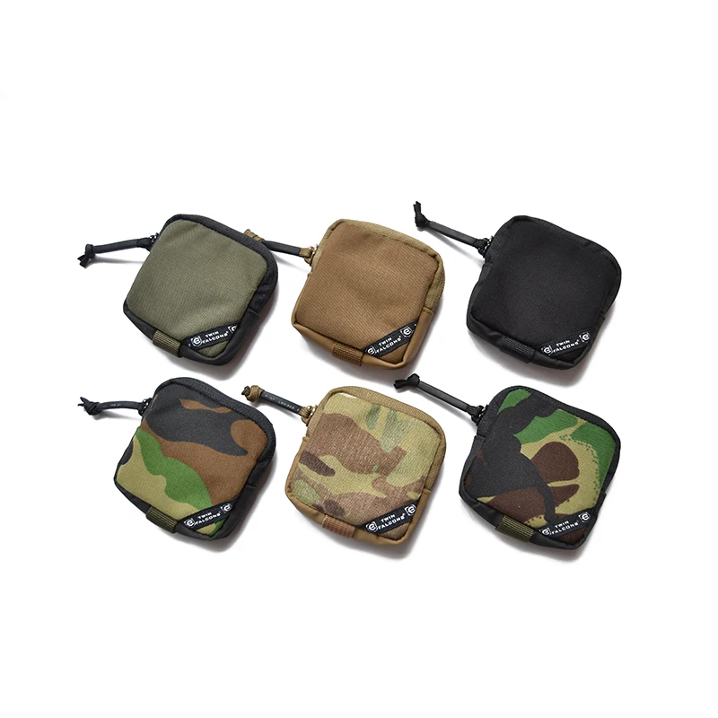 500D Cordura мини тактические аксессуары чехол для наушников EDC чехол для ключей портмоне Ranger Зеленый Кошелек Мультикам сумка для инструментов TW-P041
