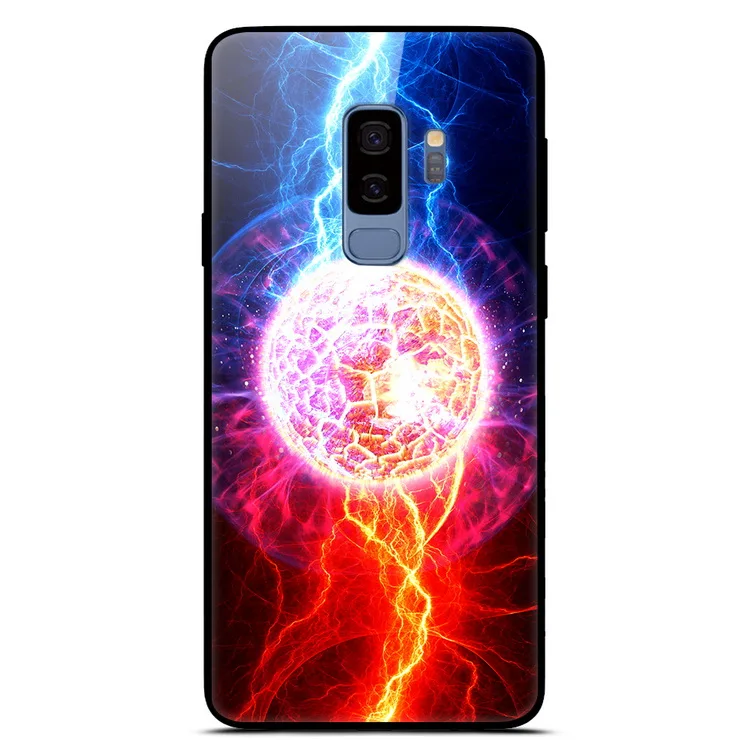Чехол из закаленного стекла для samsung S9, Жесткий Чехол для задней панели, чехол для samsung Galaxy S9 Plus, чехол, TPU бампер S10e S10 Plus Caso