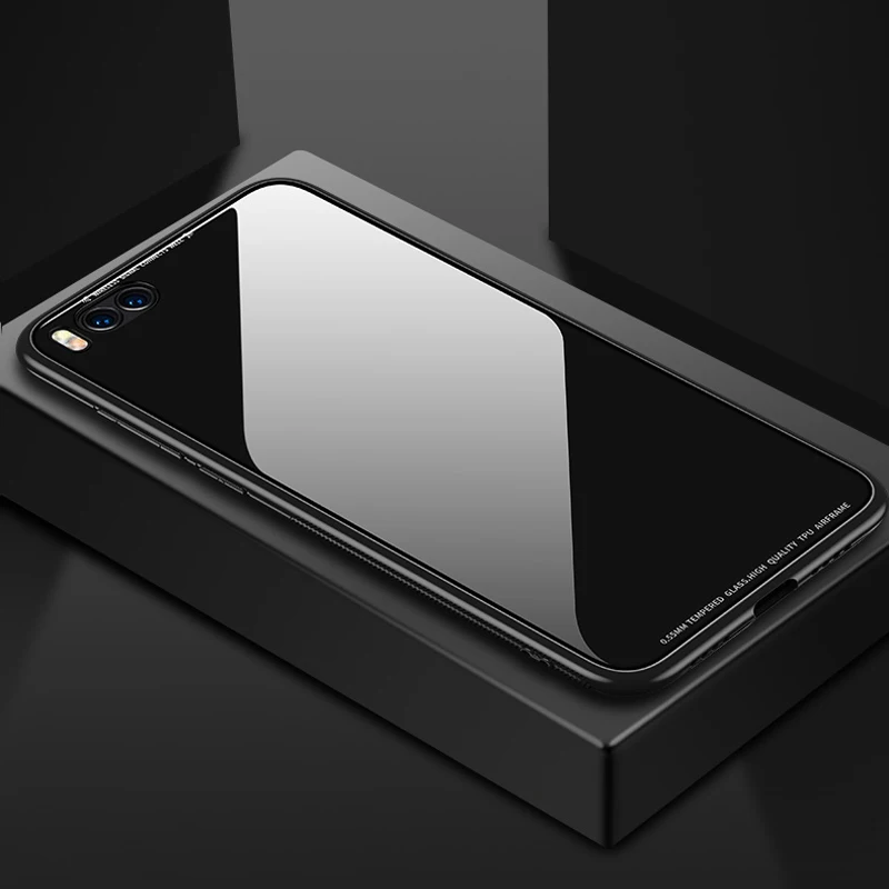 Оригинальный роскошный зеркальный чехол KaiNuEn для xiaomi mi 6 стеклянный телефона mi6