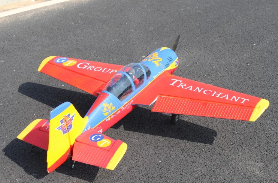 Красный 1,5 м EPO 2,4G 6CH радиоуправляемый самолет rft rc 3D трюк самолет пульт дистанционного управления rc самолет arf бесщеточная игрушка Як - Цвет: Красный