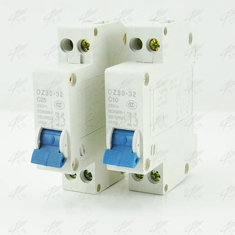 Автоматический мини выключатель DPN Mini DZ30 32 1P + N 20A 220V 230V 50HZ 60HZ автоматический на DIN